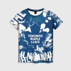 Женская футболка 3D Торонто Мейпл Лифс, Toronto Maple Leafs