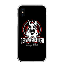 Чехол для iPhone XS Max матовый Немецкая Овчарка German Shepherd-1