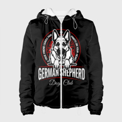 Женская куртка 3D Немецкая Овчарка German Shepherd-1