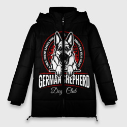 Женская зимняя куртка Oversize Немецкая Овчарка German Shepherd-1