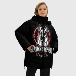 Женская зимняя куртка Oversize Немецкая Овчарка German Shepherd-1 - фото 2