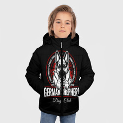 Зимняя куртка для мальчиков 3D Немецкая Овчарка German Shepherd-1 - фото 2