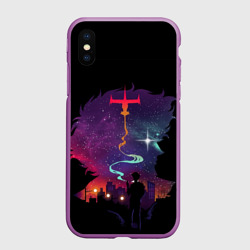 Чехол для iPhone XS Max матовый Ковбой Бибоп 1