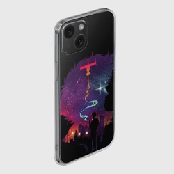 Чехол для iPhone 15 силиконовый с защитой камеры Ковбой Бибоп 1 - фото 2