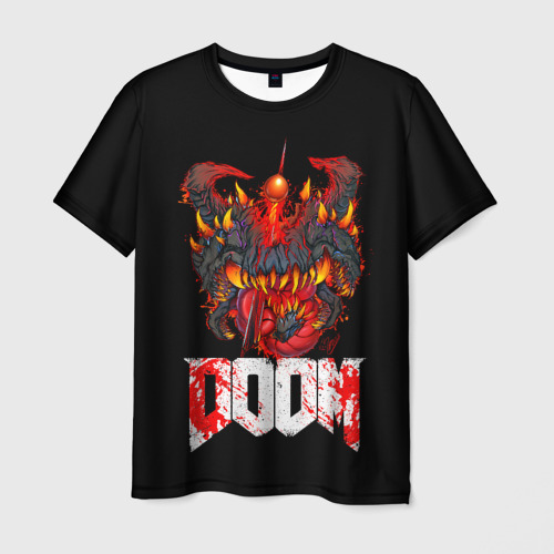 Мужская футболка 3D Какодемон Cacodemon Doom, цвет 3D печать