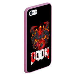 Чехол для iPhone 5/5S матовый Какодемон Cacodemon Doom - фото 2