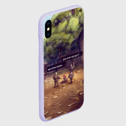 Чехол для iPhone XS Max матовый Dion Village Nostalgy - фото 2