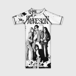 Детский купальный костюм 3D Maneskin Монэскин, рок - группа