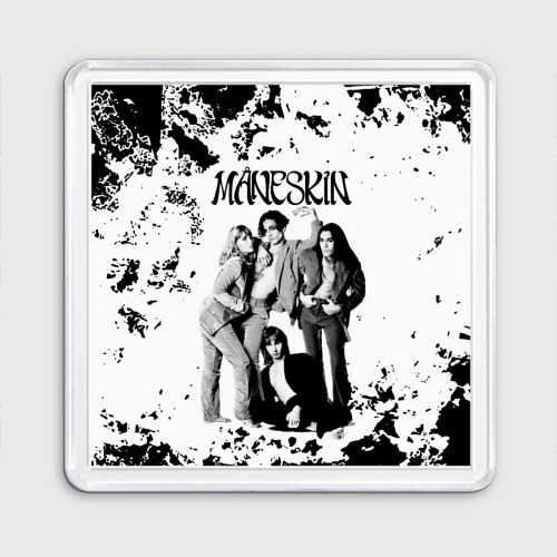Магнит 55*55 Maneskin Монэскин, рок - группа