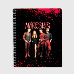 Тетрадь Maneskin Лунный свет, рок - группа