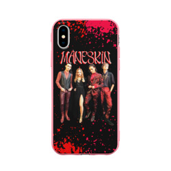 Maneskin Лунный свет, рок - группа – Чехол для iPhone X матовый с принтом купить