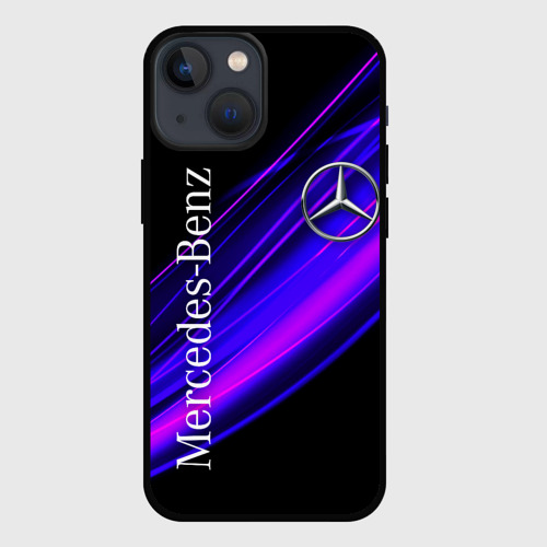 Чехол для iPhone 13 mini Mercedes-Benz Мерседес-Бенз пурпурный