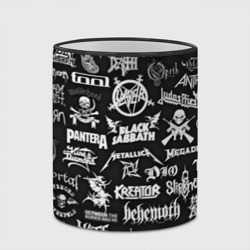 Кружка с полной запечаткой Логотипы метал групп metal bands logo - фото 2