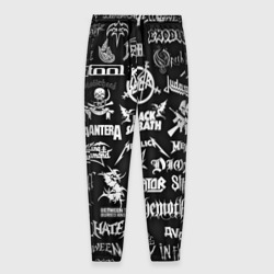 Мужские брюки 3D Логотипы метал групп metal bands logo