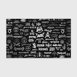 Бумага для упаковки 3D Логотипы метал групп metal bands logo