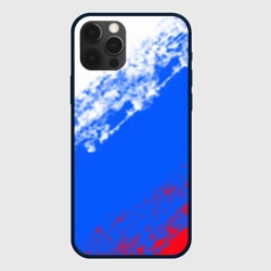 Чехол для iPhone 12 Pro Флаг РФ триколор