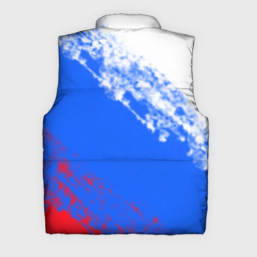 Мужской жилет утепленный 3D Флаг РФ триколор, цвет светло-серый - фото 2