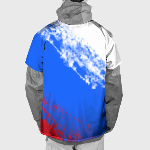 Накидка на куртку 3D Флаг РФ триколор, цвет 3D печать - фото 2