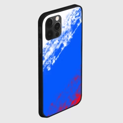 Чехол для iPhone 12 Pro Флаг РФ триколор - фото 2