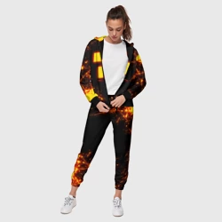 Женский костюм 3D Огненный Крипер: Майнкрафт - фото 2