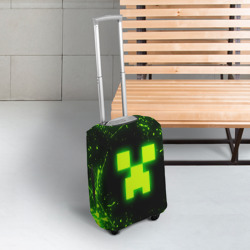 Чехол для чемодана 3D Майнкрафт: токсичный Крипер - фото 2