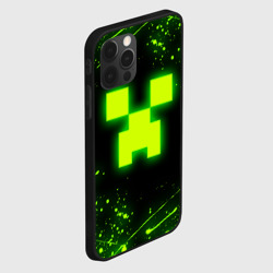 Чехол для iPhone 12 Pro Майнкрафт: токсичный Крипер - фото 2