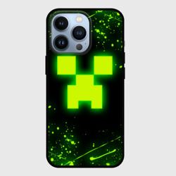 Чехол для iPhone 13 Pro Майнкрафт: токсичный Крипер