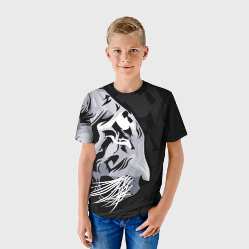 Детская футболка 3D 2022 Год тигра, цвет 3D печать - фото 3