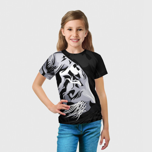 Детская футболка 3D 2022 Год тигра, цвет 3D печать - фото 5