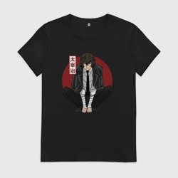 Женская футболка хлопок Старший детектив Дазай