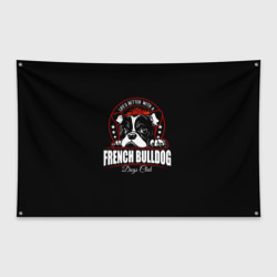 Флаг-баннер Французский Бульдог French Bulldog