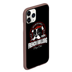 Чехол для iPhone 11 Pro Max матовый Французский Бульдог French Bulldog - фото 2