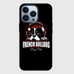 Чехол для iPhone 13 Pro Французский Бульдог French Bulldog