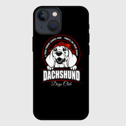 Чехол для iPhone 13 mini Такса Dachshund