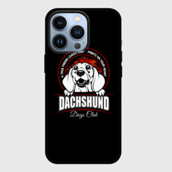 Чехол для iPhone 13 Pro Такса Dachshund