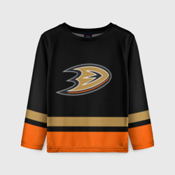 Детский лонгслив 3D Anaheim Ducks Анахайм Дакс