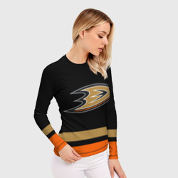 Женский рашгард 3D Anaheim Ducks Анахайм Дакс - фото 2