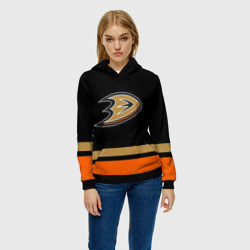 Женская толстовка 3D Anaheim Ducks Анахайм Дакс - фото 2