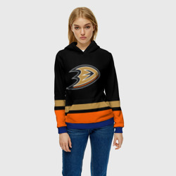 Женская толстовка 3D Anaheim Ducks Анахайм Дакс - фото 2