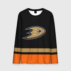 Мужской лонгслив 3D Anaheim Ducks Анахайм Дакс