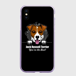 Чехол для iPhone XS Max матовый Джек-Рассел-Терьер Jack Russell Terrier