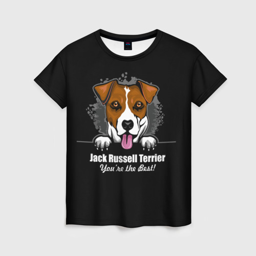 Женская футболка 3D Джек-Рассел-Терьер Jack Russell Terrier, цвет 3D печать