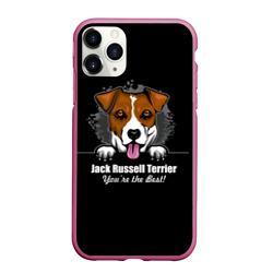 Чехол для iPhone 11 Pro Max матовый Джек-Рассел-Терьер Jack Russell Terrier