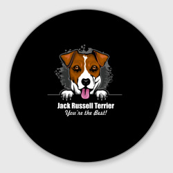 Круглый коврик для мышки Джек-Рассел-Терьер Jack Russell Terrier