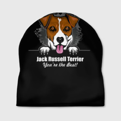 Джек-Рассел-Терьер Jack Russell Terrier – Шапка 3D с принтом купить