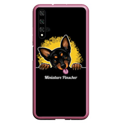 Чехол для Honor 20 Пинчер Miniature Pinscher