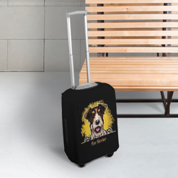 Чехол для чемодана 3D Фокстерьер Fox terrier - фото 2