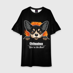 Детское платье 3D Чихуахуа Chihuahua