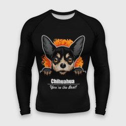 Мужской рашгард 3D Чихуахуа Chihuahua