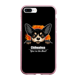 Чехол для iPhone 7Plus/8 Plus матовый Чихуахуа Chihuahua